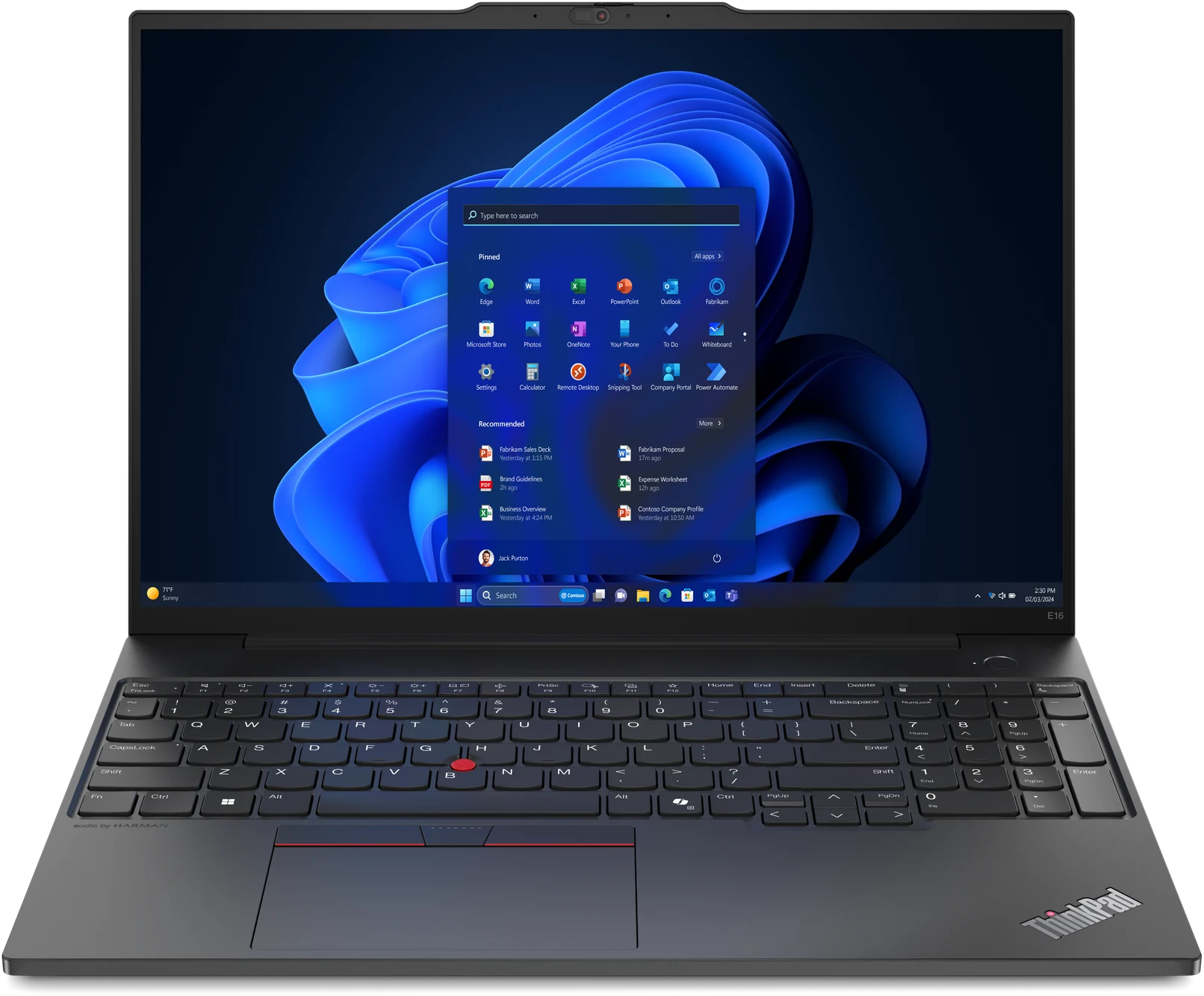 Ordinateur Portable Lenovo ThinkPad E16 Gen 2 (21MA001LFE)