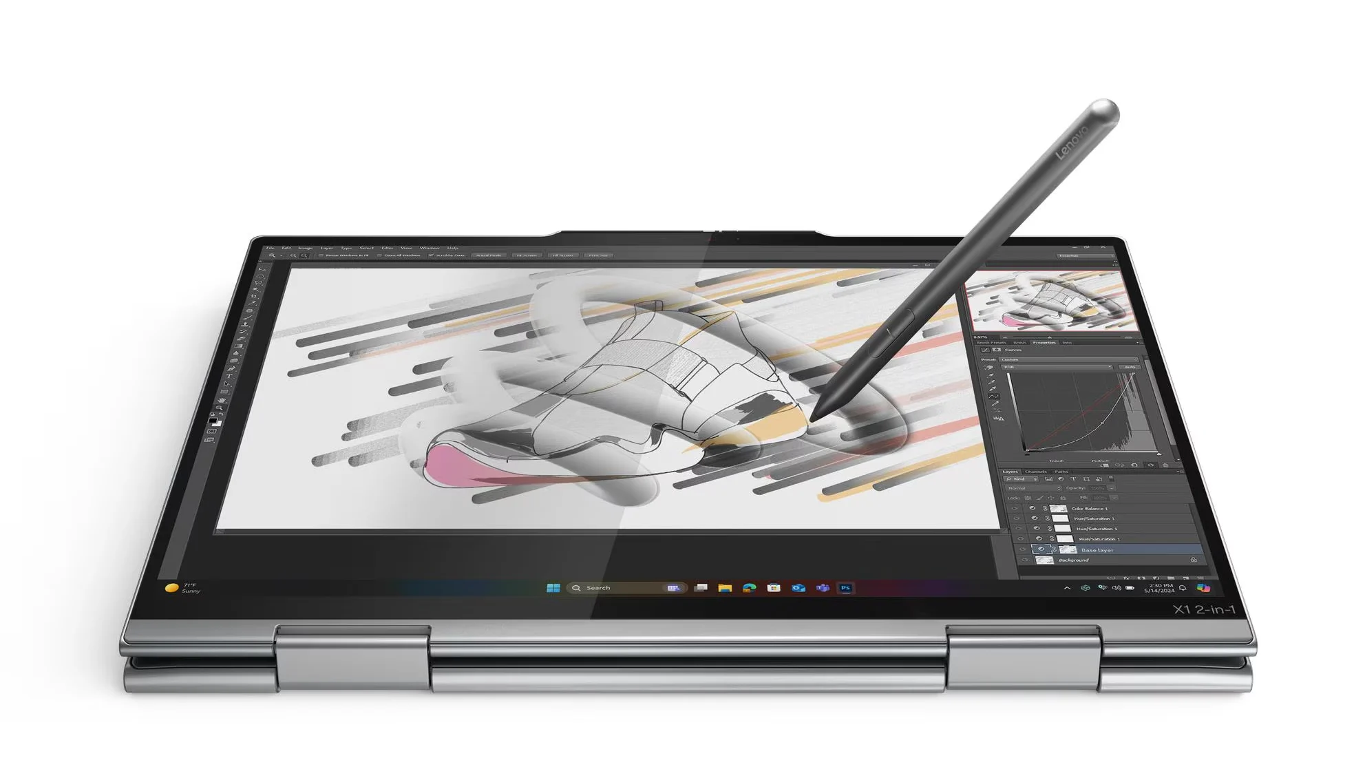 Ordinateur Portable Lenovo Thinkpad X1 2-en-1 Gen 10 Aura Edition - Yoga Pen (21NU00K6FE)