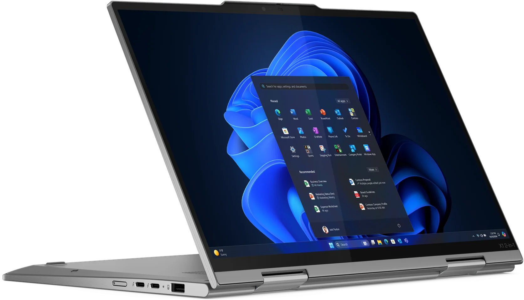 Ordinateur Portable Convertible Lenovo ThinkPad X1 2-in-1 Gen 10 Aura Edition (21NU0077FE)