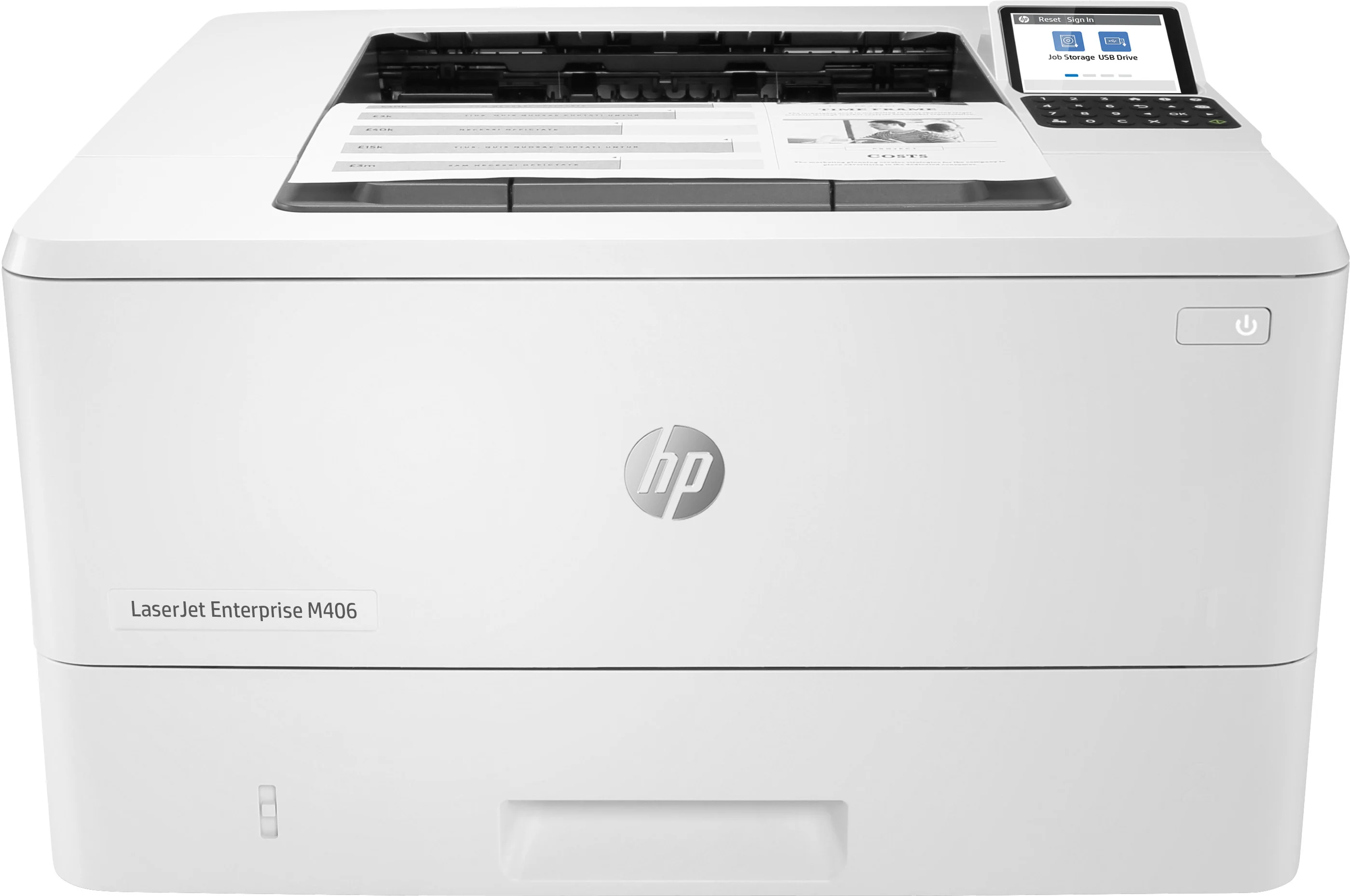 Imprimante Laser Monochrome HP LaserJet Enterprise M406dn (3PZ15A)