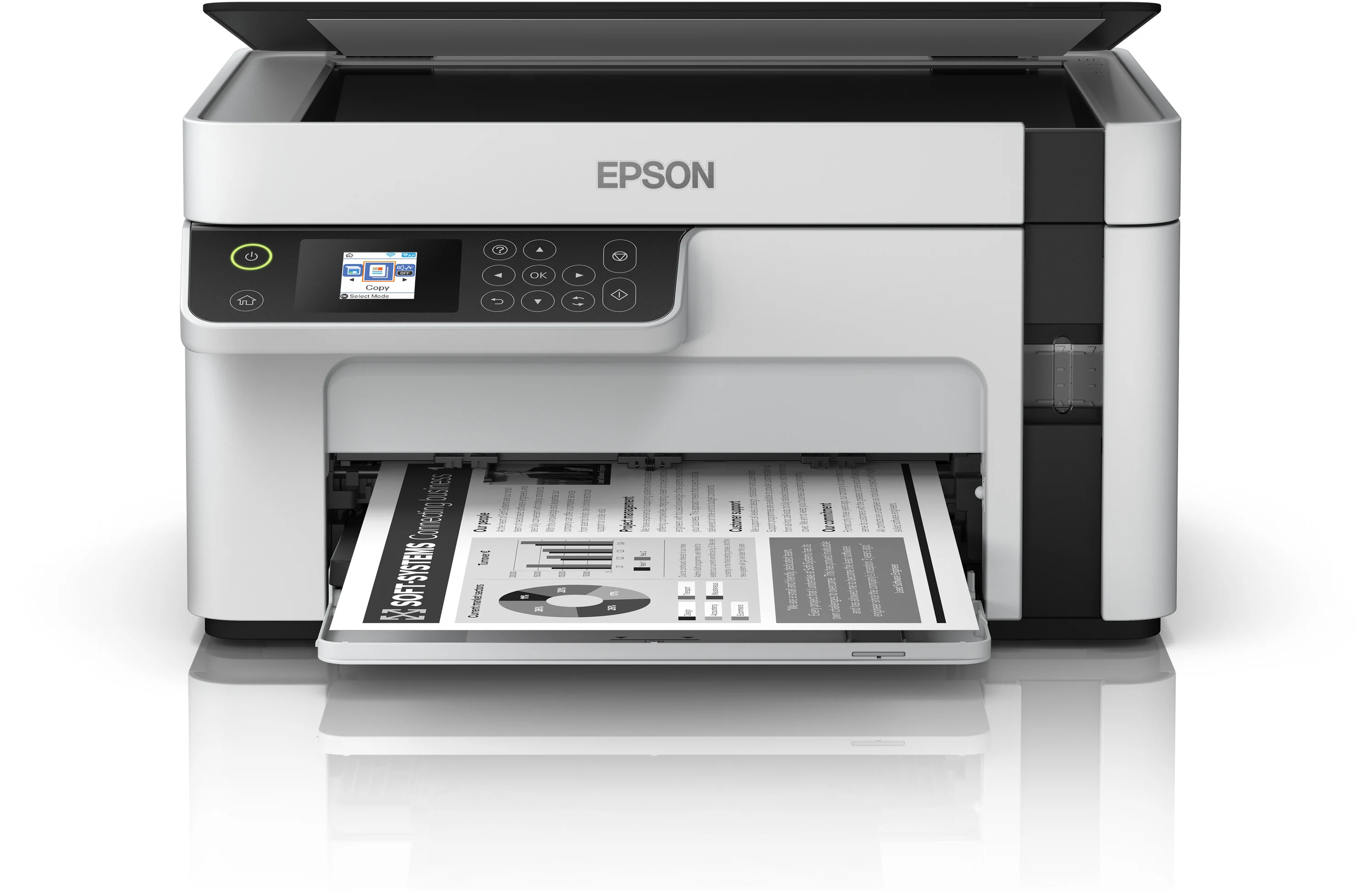 Epson EcoTank M2120 Imprimante multifonction monochrome à réservoirs rechargeables (C11CJ18403)