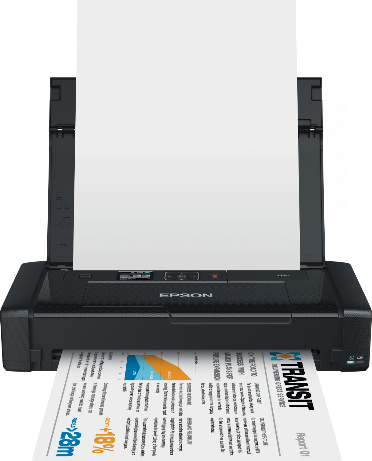 Imprimante mobile Jet d’encre Epson Workforce WF-100W (C11CE05403)