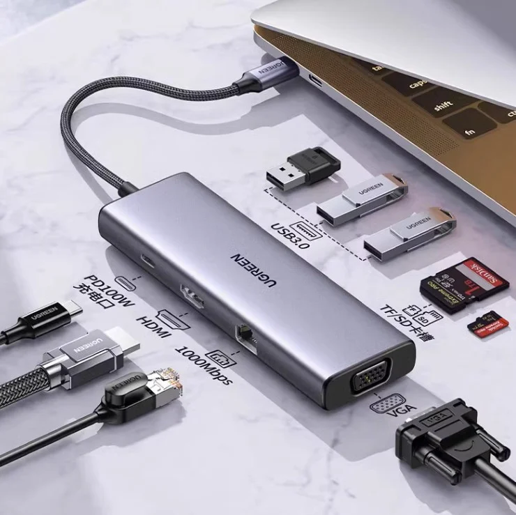 HUB USB-C Ugreen 9 en 1 (15600)