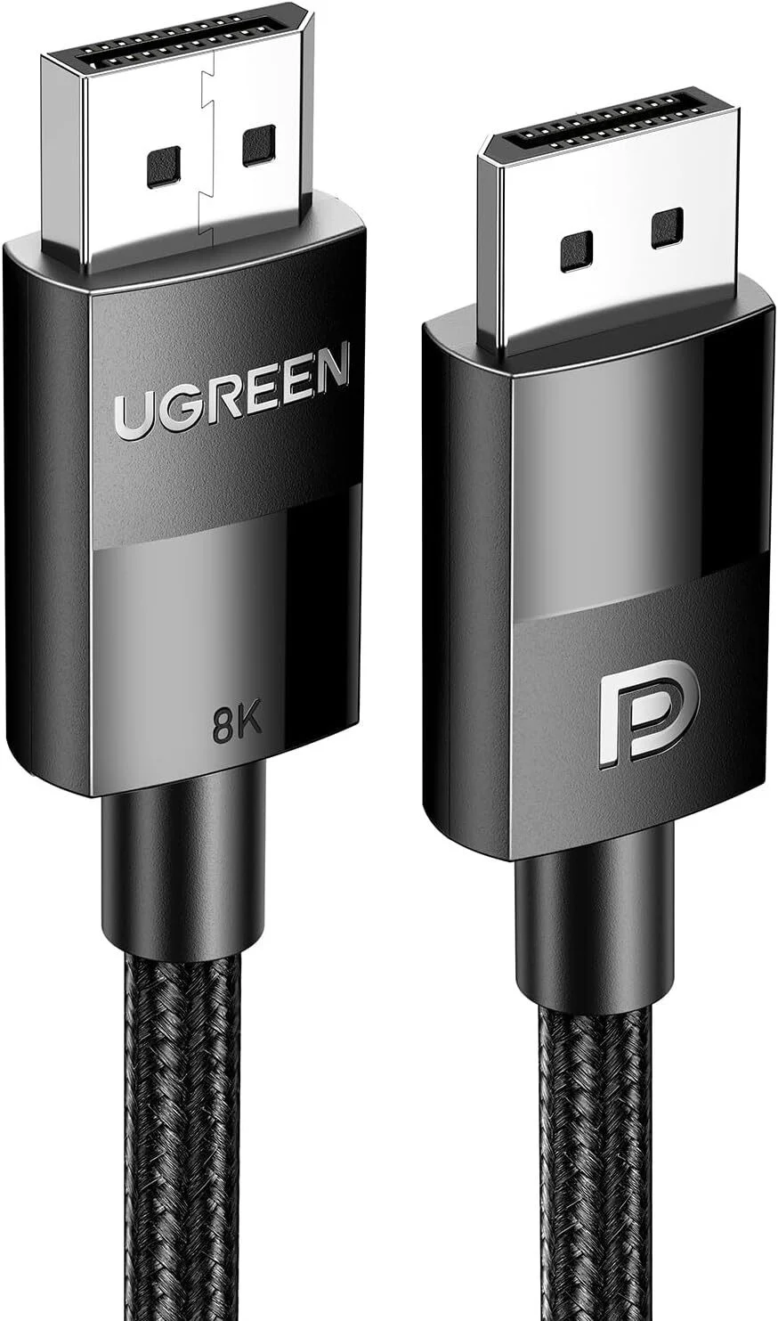Câble Ugreen DisplayPort 1.4 Mâle vers Mâle 8K - 1 mètre (80390)