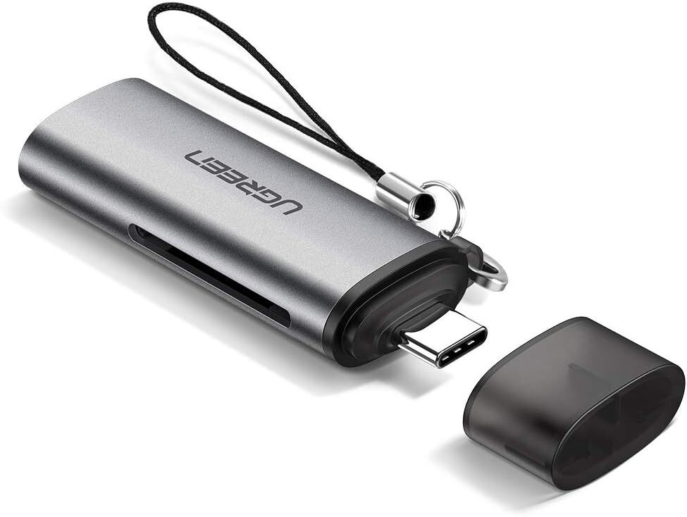 Lecteur de Carte mémoire Ugreen USB-C 3.1 vers SD/TF (50704)
