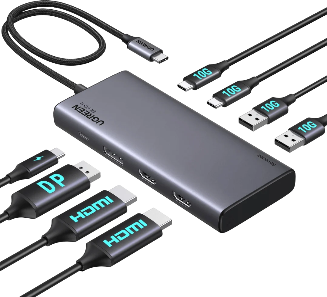 Hub USB-C Ugreen Revodok 8 en 1 (35625)