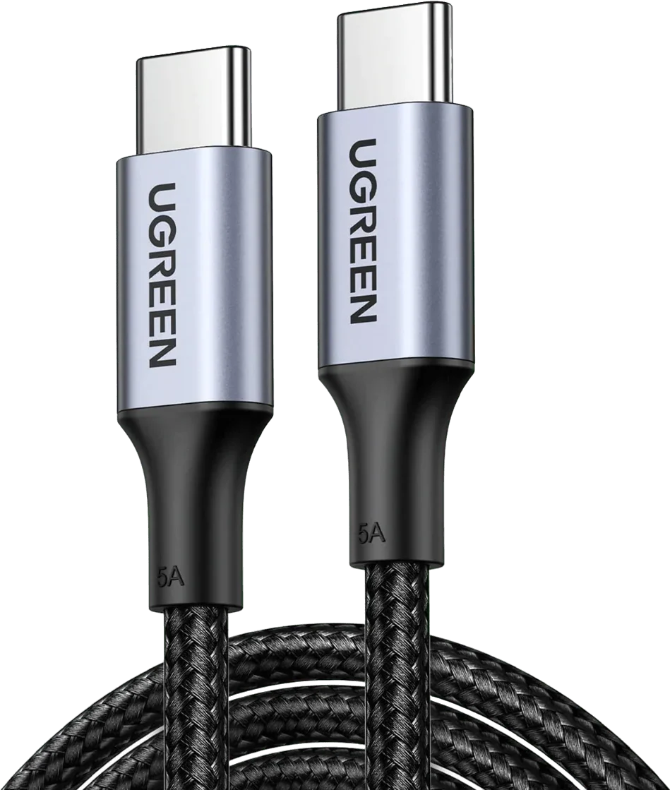 Câble Ugreen USB-C vers USB-C 5A 100W - 1 mètre (70427)