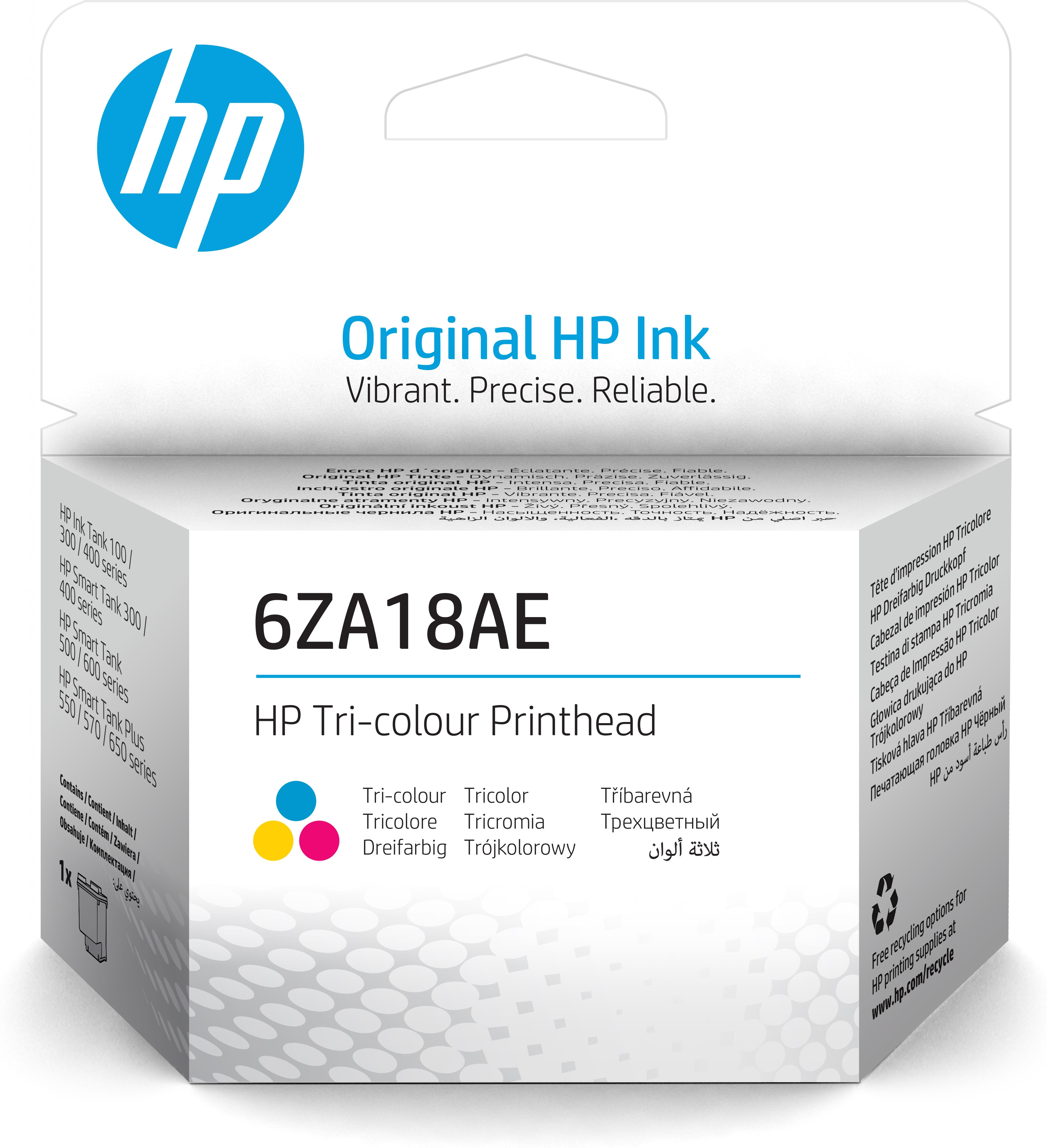 Tête d'impression HP 3 couleurs (6ZA18AE)