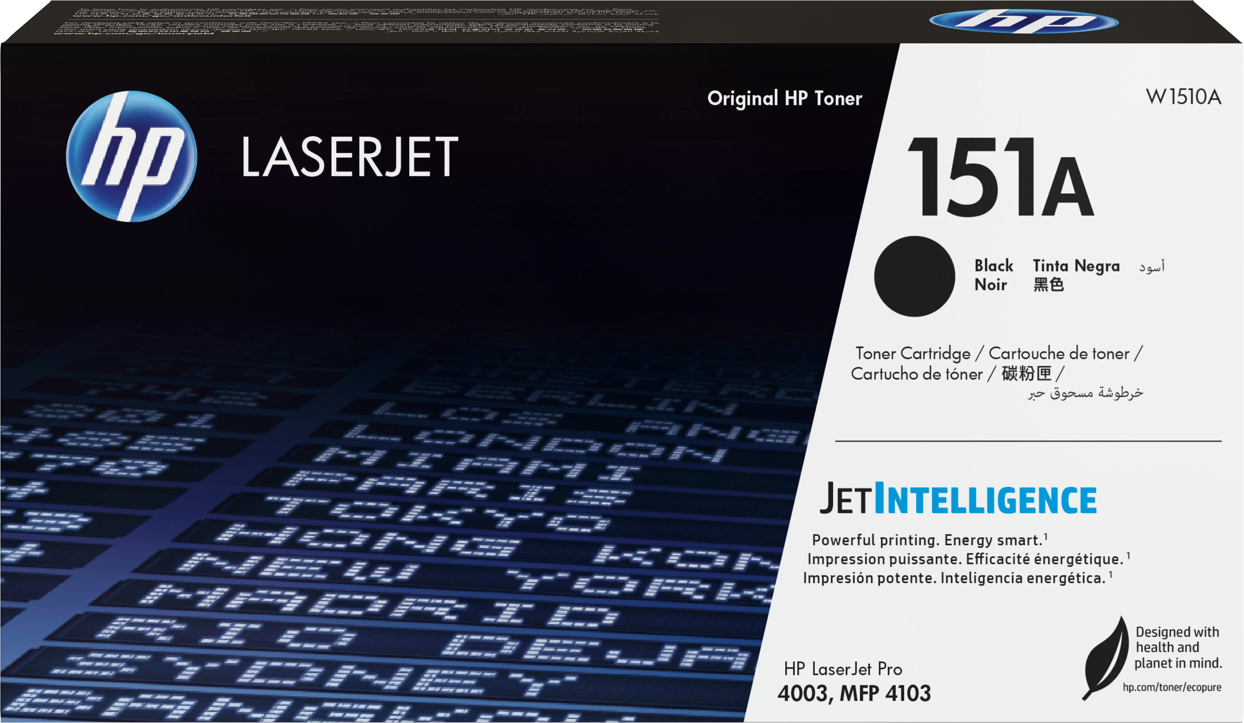 HP 151A Noir - Toner HP LaserJet d'origine (W1510A)