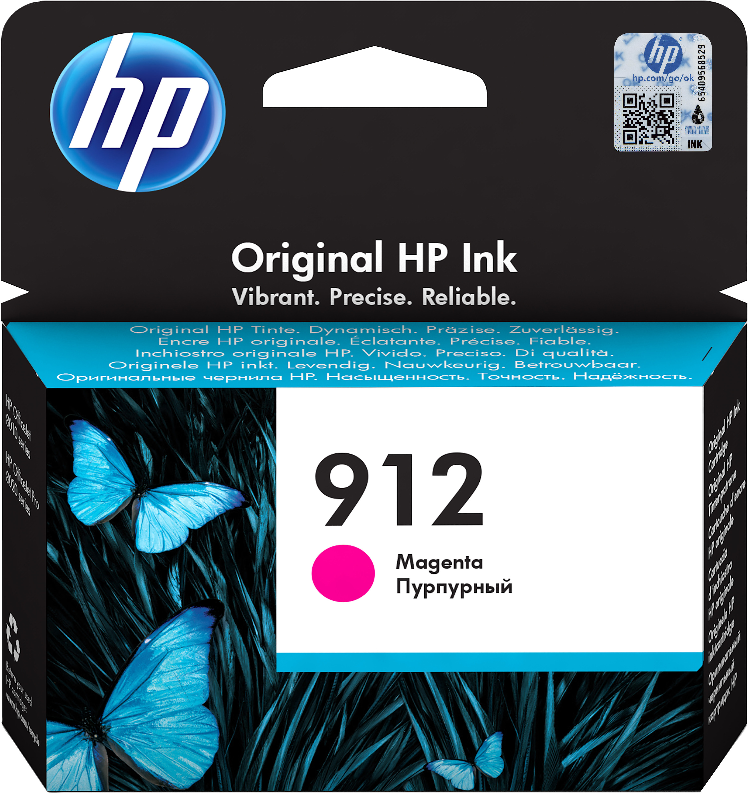 HP 912 Magenta - Cartouche d'encre HP d'origine (3YL78AE)