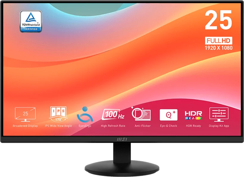 Écran 25" Full HD MSI PRO MP252L (9S6-3PD7CT-012)