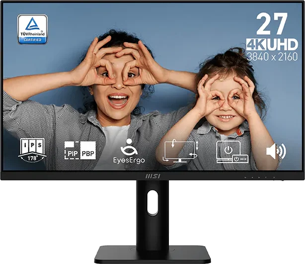 Écran 27" 4K UHD MSI Pro MP273UP E6 (9S6-3PB49H-296)