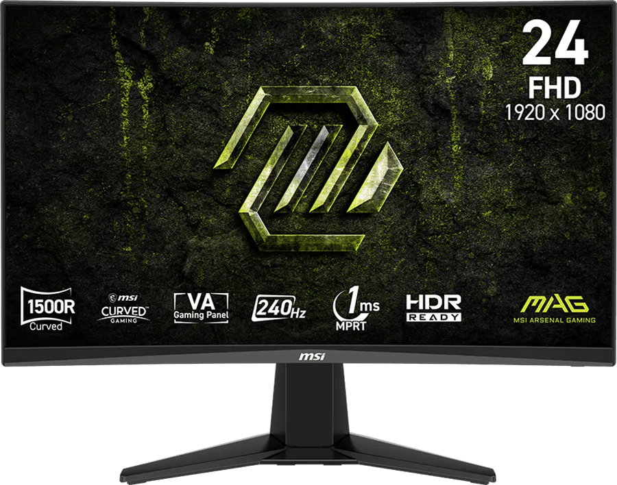 Écran incurvé Gaming 24" Full HD MSI MAG 245C X24 (4711377395076)