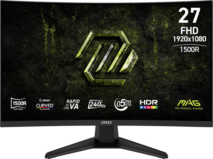 Écran incurvé Gaming 27" Full HD MSI MAG 275CF X24 (9S6-3CE91H-012)