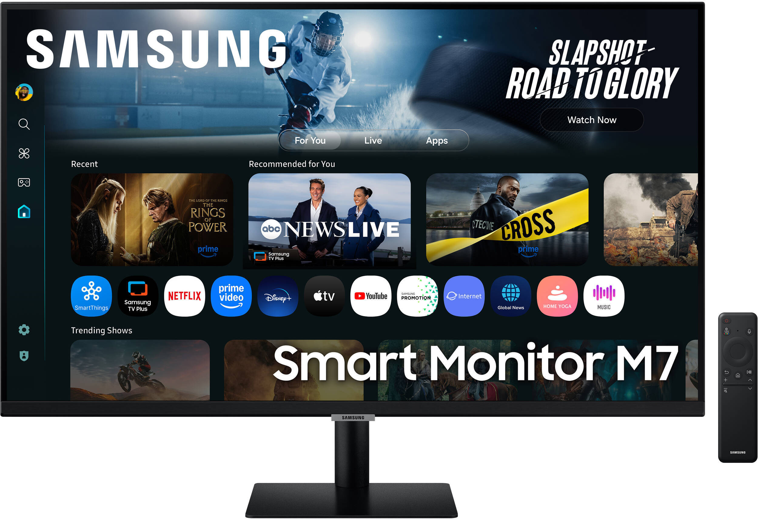 Écran intelligent 32 " Samsung Vision AI M7 M70F UHD 4K (LS32FM700UUXEN)