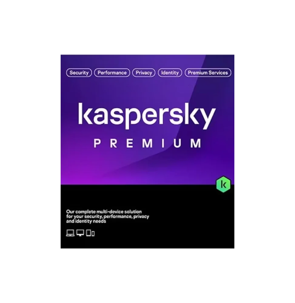 Kaspersky Premium (équivalent à Total Security) - 5 Postes / 1 an (KL10478BEFS-FFPMAG)