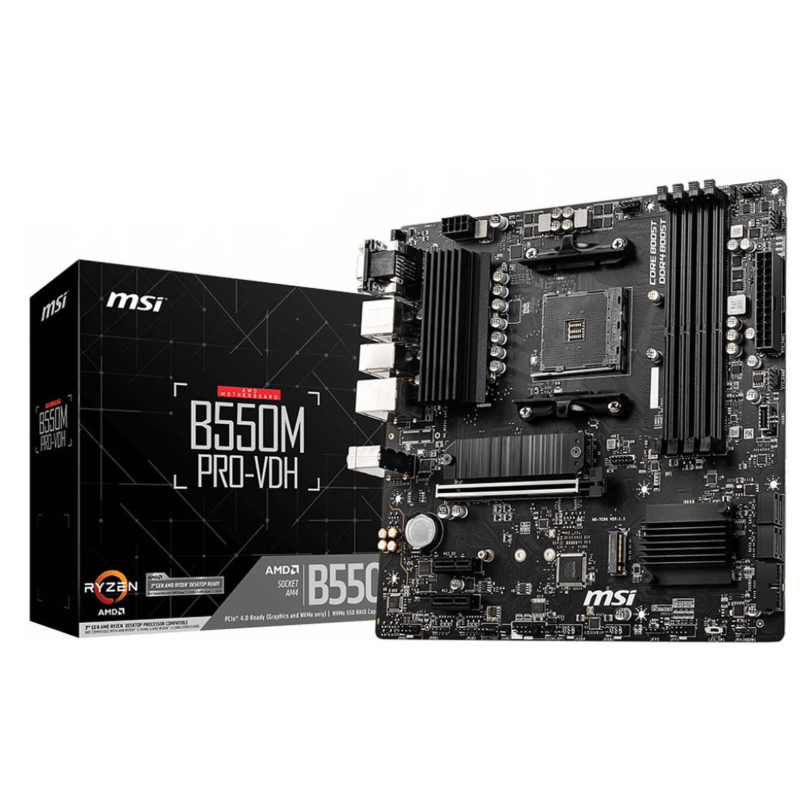 Carte Mère AMD MSI B550M PRO-VDH (911-7C95-084)
