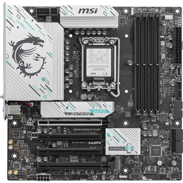 MSI CARTE MERE B860M GAMING PLUS WIFI (911-7E42-003)