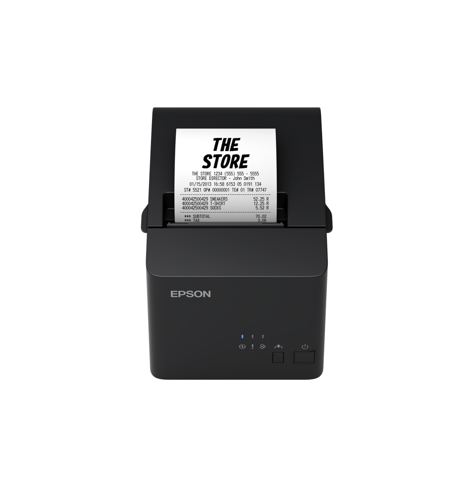 Imprimante de tickets POS Epson TM-T20X (051): USB + Serial, PS, Blk, UK (C31CH26051)