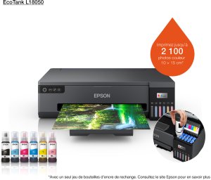 Epson EcoTank L18050 Imprimante Photo A3+ à réservoirs rechargeables (C11CK38403)
