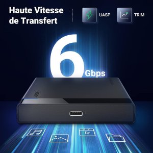 Boitier externe Ugreen USB-C vers USB-A SATA 2,5" (50743)