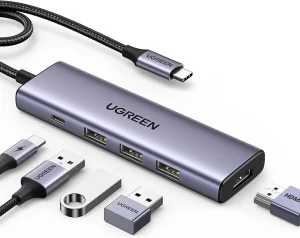 HUB USB-C Ugreen 5 en 1 (15596)