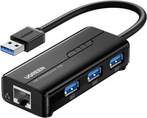HUB USB 3.0 Ugreen 4 en 1 RJ45 Port (20265)