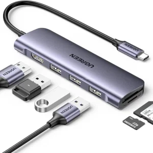 HUB USB-C Ugreen 6 en 1 - 4K (20956A)