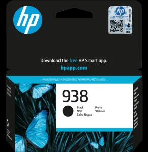 HP 938 Noir - Cartouche d'encre HP d'origine (4S6X8PE)