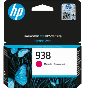 HP 938 Magenta - Cartouche d'encre HP d'origine (4S6X6PE)