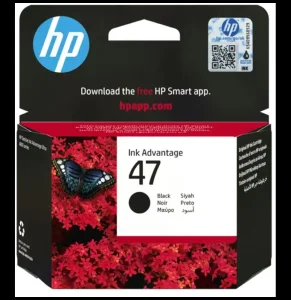 HP 47 Noir - Cartouche d'encre HP d'origine (6ZD21AE)