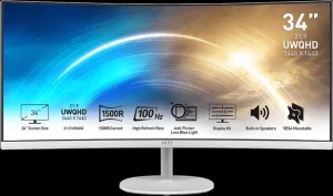 Écran 34" UWQHD MSI Pro MP341CQW