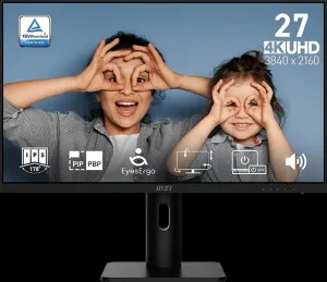 Écran 27" 4K UHD MSI Pro MP273UP E6 (9S6-3PB49H-296)