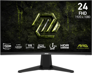 Écran incurvé Gaming 24" Full HD MSI MAG 245C X24 (4711377395076)