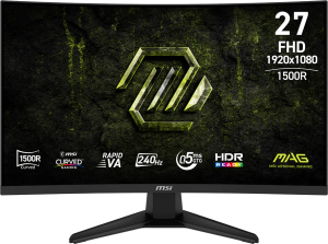 Écran incurvé Gaming 27" Full HD MSI MAG 275CF X24 (9S6-3CE91H-012)
