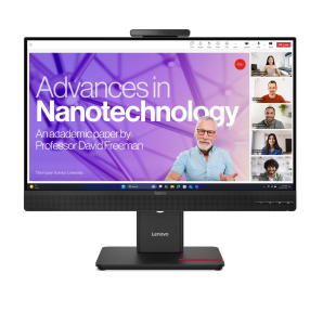 Écran Plat 24" Lenovo ThinkVision T24-4v Avec Caméra 5MP et Microphone (64B6MAT1EU)