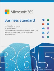 Microsoft 365 Business Standard Français - abonnement 12 mois pour 1 personne (PC, Mac, iOS et Android)