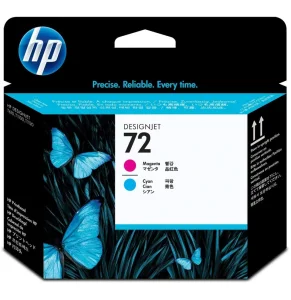 Têtes d'impression magenta et cyan HP 72 (C9383A)