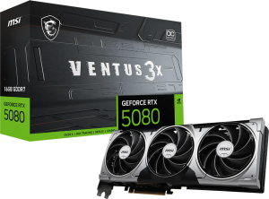 Carte Graphique MSI GeForce RTX 5080 16G VENTUS 3X OC (912-V531-428)