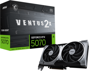 Carte Graphique MSI GeForce® RTX 5070 12G VENTUS 2X OC (912-V532-003)
