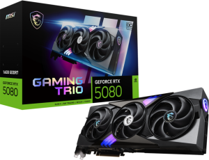 Carte Graphique MSI GeForce® RTX 5080 16G GAMING TRIO OC (912-V531-005)