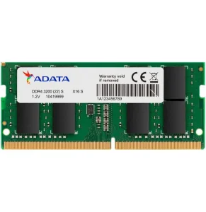 Barrette mémoire ADATA SO-DIMM 8GB DDR4 3200 MHz - PC Portable (AD4S32008G22-SGN)