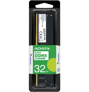 Barrette mémoire ADATA CU-DIMM 32GB DDR5-6400 MHz - PC bureau (AD5CU640032G-S)