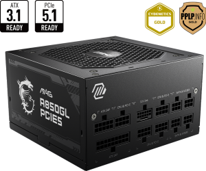 Bloc alimentation MSI MAG A850GL PCIE5 850W (306-7ZP8A11-CE0)