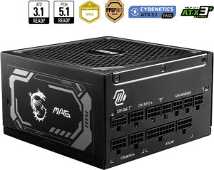 Bloc alimentation MSI MAG A1250GL PCIE5 1250W (306-7ZP9A11-CE0)
